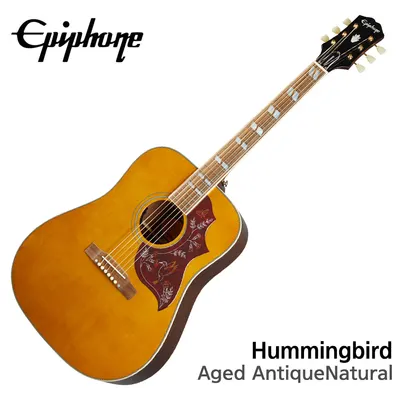 에피폰 Epiphone 통기타 Hummingbird Aged Antique Natural (IGMTHUMANAGH1)