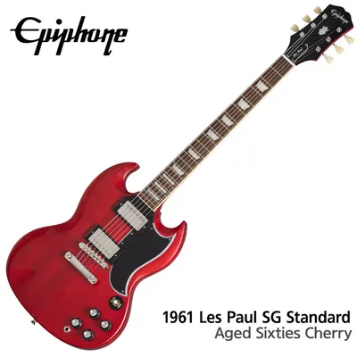 에피폰 Epiphone 일렉기타 1961 Les Paul SG Standard Aged 60s Cherry (EIGC61SGACHNH1)