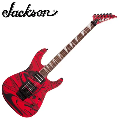 Jackson 일렉기타 X Series SOLOIST SLX DX SWIRL - Satin Red Swirl
