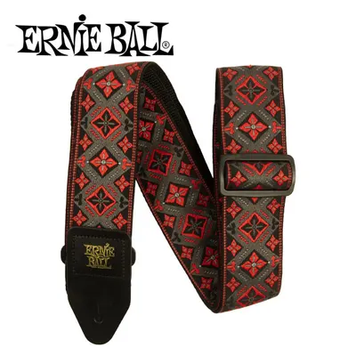 Ernie Ball 어니볼 스트랩 Classic Jacquard Guitar Strap RED KING [P05346]