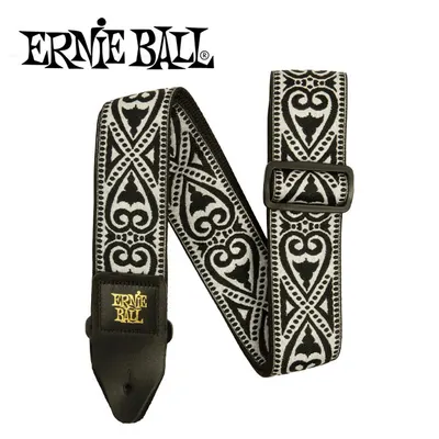 Ernie Ball 어니볼 스트랩 Classic Jacquard Guitar Strap BLACK HEART [P05345]
