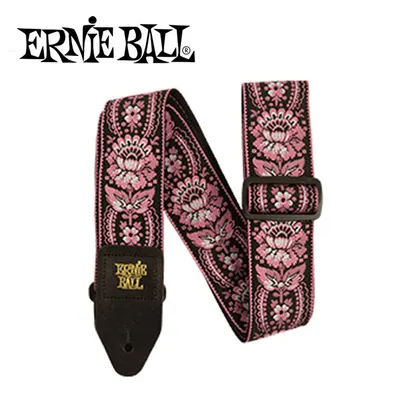 Ernie Ball 어니볼 스트랩 Classic Jacquard Guitar Strap PINK ORLEANS [P05347]