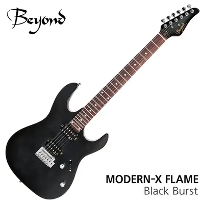 Beyond 비욘드 일렉기타 MODERN-X FLAME Flame Maple Top Black Burst (MXF-SST-BKB)