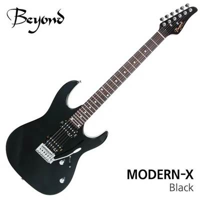 Beyond 비욘드 일렉기타 MODERN-X Black (MX-SST-BK)