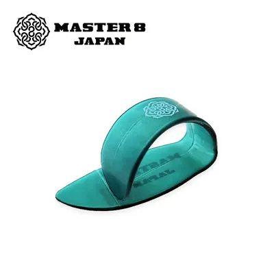 MASTER 8 JAPAN 피크 Infinix Hard Polish Thumb Pick L Size Emerald