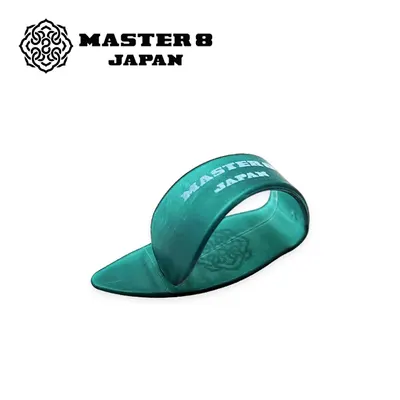 MASTER 8 JAPAN 피크 Infinix Hard Polish Thumb Pick M Size Emerald