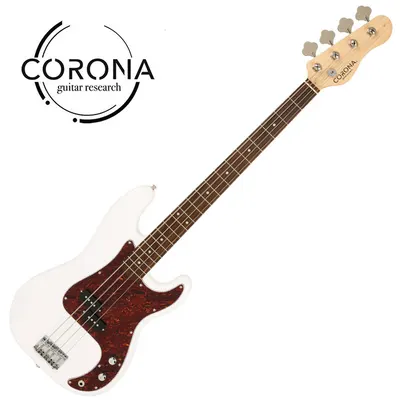 Corona 코로나 베이스기타 Traditional Standard P-Bass Olympic White (Laurel)