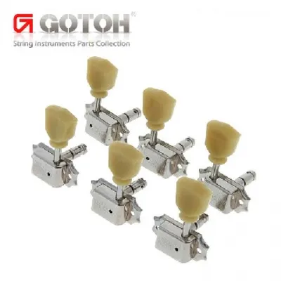 GOTOH 3 X 3 락킹헤드머신 SD90-SL-MG Nickel (니켈) 깁슨스타일 튤립버튼 락킹