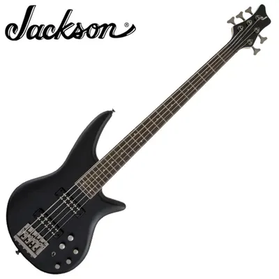 Jackson 베이스기타 JS Series Spectra Bass JS3V (Active/Passive) Satin Black 스펙트라 베이스 5현 기타