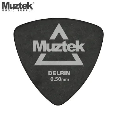Muztek Delrin Triangle Pick 0.5mm 10pcs (DGT-100 0.5)
