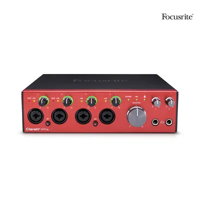 Focusrite Scarlett Clarett+ 4Pre (3rd Gen) 스칼렛 USB 오디오인터페이스 (18-IN/8-Out)