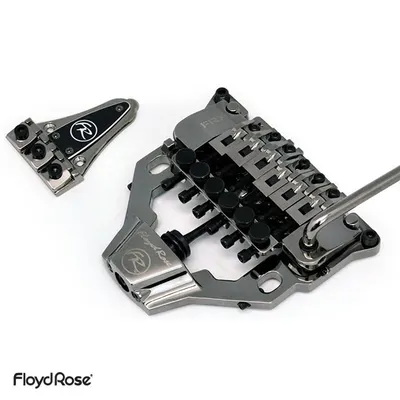 [Floyd Rose] FRX Tremolo System - Black Nickel 목재 가공없이 장착 가능한 플로이드로즈 브릿지 (FRTX05000)