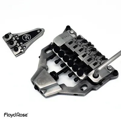 [Floyd Rose] FRX Tremolo System - Antique Silver 목재 가공없이 장착 가능한 플로이드로즈 브릿지 (FRTX06000)