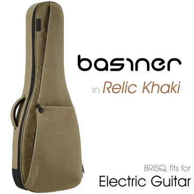 Basiner 일렉기타 케이스 Brisq-EG Relic Khaki
