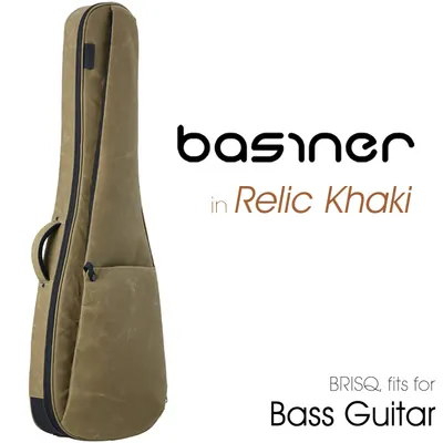Basiner 베이스기타 케이스 Brisq-BG Relic Khaki