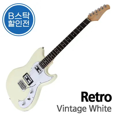 Swing 일렉기타 Retro Vintage White