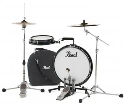Pearl Compact Traveler Kit 펄 콤팩트 트레블 킷 버스킹용 드럼 베이스 / 스네어 PCTK-1810BG (가방포함)(페달,심벌,스탠드 미포함)