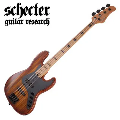 Schecter 베이스기타 J-4 EXOTIC Faded Vintage Sunburst