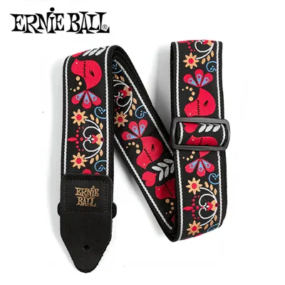 Ernie Ball 어니볼 스트랩 Classic Jacquard Strap Red Bird Rising [P04667]