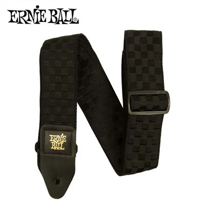 Ernie Ball 어니볼 스트랩 Classic Jacquard Strap Black Checkers [P05341]