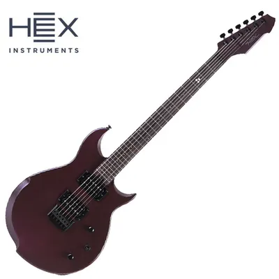 HEX 헥스 일렉기타 W300 Metallic Deep Purple