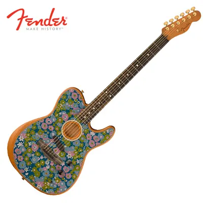 Fender FSR American Acoustasonic Telecaster Blue Flower (097-2313-151)