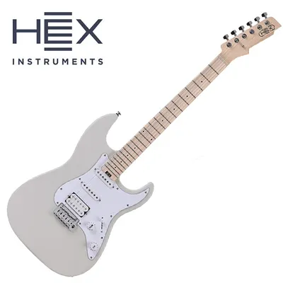 HEX 헥스 일렉기타 E100 Plus S/PGY (Pastel Gray)