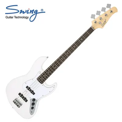 Swing 일렉베이스 Jazz King White (R)