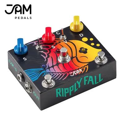 Jam Pedal 이펙터 Ripply Fall Bass (Analog Chorus, Vibrato, Phaser)