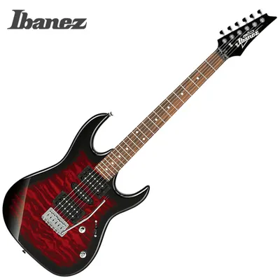 Ibanez 아이바네즈 일렉기타 GRX70QA Trans Red Burst