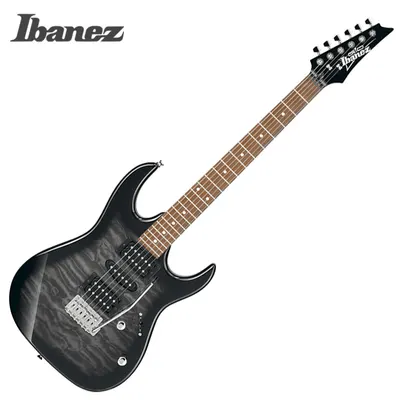 Ibanez 아이바네즈 일렉기타 GRX70QA Trans Black Sunburst