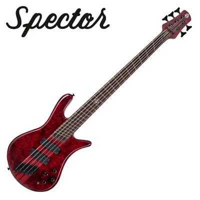 Spector 스펙터 베이스 NS DIMENSION 5 INFERNO RED GLOSS (NSDM5INFRD)