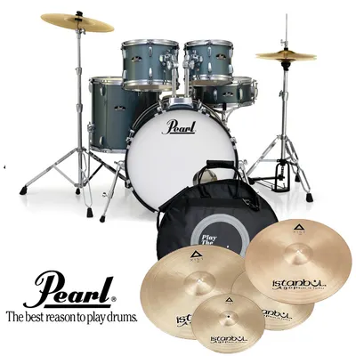 Pearl Roadshow 188TR 드럼 심벌 할인 패키지 (Istanbul Agop Xist Traditional 심벌세트) / RS525C