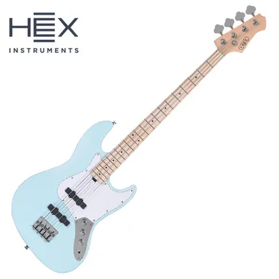 HEX 헥스 베이스기타 B100M S/PBL (Pastel Blue)