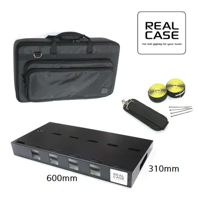 Real Case 이펙터케이스 PBL STANDARD with Strong Bag (Real Case 라지 사이즈 페달보드 + Strong 골격삽입 가방 + 벨크로세트)