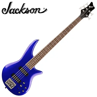 Jackson 베이스기타 JS Series Spectra Bass JS3V (Active/Passive) - Indigo Blue 스펙트라 베이스 5현 기타