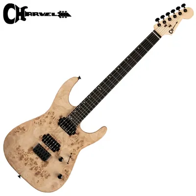 Charvel 일렉기타 PRO-MOD DK24 HH HT E Mahogany with Poplar Burl Desert Sand
