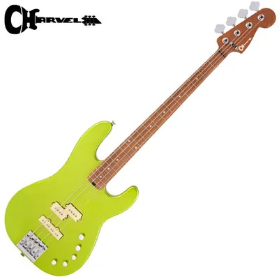 Charvel 베이스기타 PRO-MOD SAN DIMAS BASS PJ IV Lime Green Metallic
