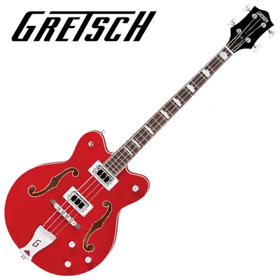 Gretsch 그레치 일렉베이스 G5442BDC Transparent Red 그레치 더블컷 할로우 바디 (케이스 포함)