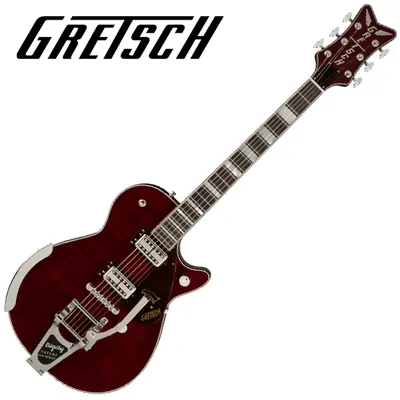 Gretsch 그레치 일렉기타 Professional G6134TFM-NH Nigel Hendroff SIG PENGUIN Dark Cherry Metallic Flame