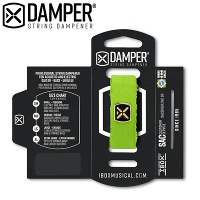 [노마진세일] IBOX 스트링 댐퍼 POLYESTER AND IRON TAG - LIME COLOR