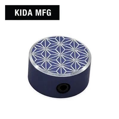 KIDA MFG 풋스위치 토퍼 Footswitch Topper with 1/4 inch Jack Cover (Purple)
