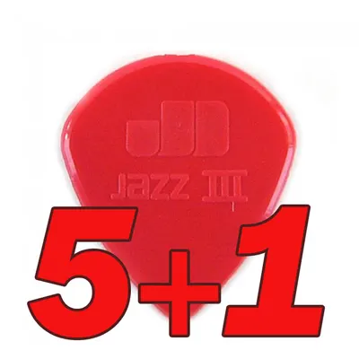 Dunlop 피크 Nylon Jazz III Red 1.38mm [47R3N]