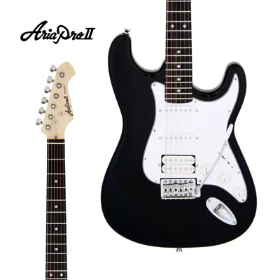 Aria Pro II 일렉기타 STG-004 Black