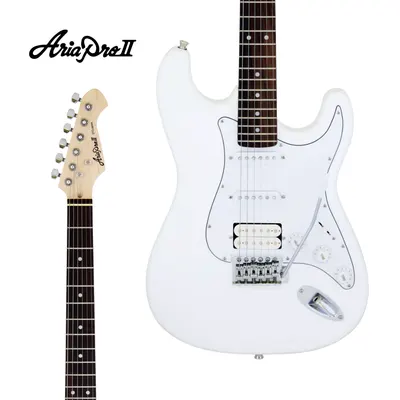 Aria Pro II 일렉기타 STG-004 White