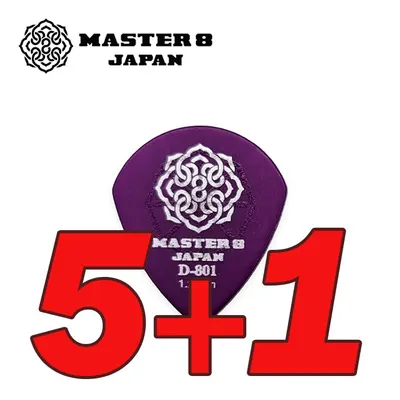 MASTER 8 JAPAN 피크 D-801 Hard Grip Jazz 1.2mm
