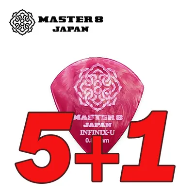 다섯개 사면 하나 더! MASTER 8 JAPAN 피크 Infinix-U Hard Grip Jazz 0.88mm