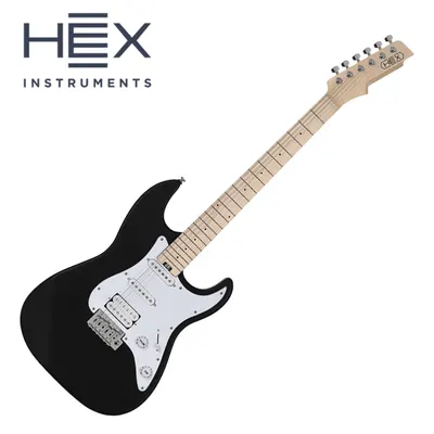 HEX 헥스 일렉기타 E100 PLUS S/BK (Black)