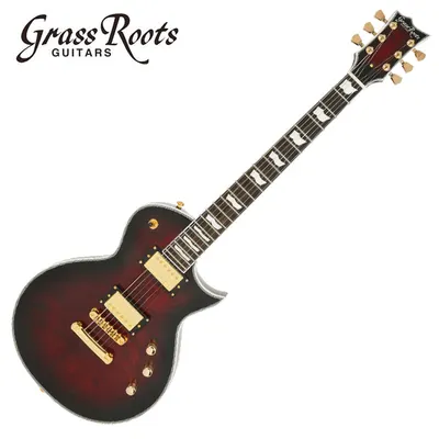 GrassRoots 그래스루츠 일렉기타 G Eclipse CTM QM (See Thru Black Cherry Sunburst)