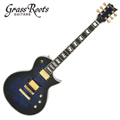 GrassRoots 그래스루츠 일렉기타 G Eclipse CTM QM (Raindeer Blue)